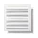 Rejilla Ventilación Aluminio Con Mosquitera Atornillable 175 x 175 mm. Color Blanco