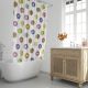Cortina Ducha Donuts 180x200cm. Impermeable