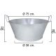 Barreño Galvanizado Baño  30