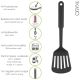 Espatula Rasera Cocina Nylon Basic 32,5 x 9 cm.