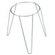 Soporte Maceta Pie Zincado 16 cms