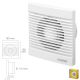 Extractor Humos Baño 16 Watt. Salida Ø 116 mm.