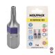 Puntas Destornillador Torx 10 Inviolable (2 Piezas). Acero S2 al Cromo Vanadio. Puntas Hexagonales, Destorpuntas,