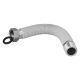 Tuberia Extensible Agua Acero Inoxidable Corrugado. Longitud de 22,5 a 30 cm. Tomas 3/4