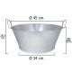 Barreño Galvanizado Baño  18