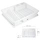 Escurre Platos Rectangular Con Bandeja Anti Goteo Plástico 49x39x10 (Alt.) cm.