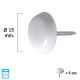 Deslizante Pequeño Blanco Ø15 (Blister 8 Unidades)