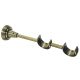 Soporte Zirconio Doble 28-28 mm. Bronce Viejo