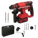 Martillo SDS PLUS A Bateria 20 Volt. Con Bateria 4.0 Ah. 1.400 R.P.M. 3 Funciones Cincelar, Perforar y Perforar con Martillo