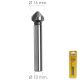 Fresa Vaciadora HSS Ø 16 mm. Para Taladro / Fresadora