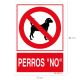 Cartel / Señal Perros 