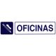 Rotulo Adhesivo 250x63 mm. Oficinas