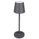 Lampara Mesa Intesidad Regulable Con Bateria 4.400 Mah. 3 Watt, 220 Lumenes Color Negro.