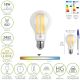 Bombilla Led Filamento Standar Rosca E27. 18 Watt. Equivale A 130 Watt. 2462 Lumenes. Luz Neutra 4000º K.