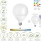 Bombilla Led Esfera Globo E27. 13,5 Watt. Equivale A 100 Watt. 1521 Lumenes. Luz Neutra 4000º K.