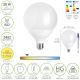 Bombilla Led Globo E27. 20 Watt. Equivale A 150 Watt. 2452 Lumenes. Luz Calida 2700º K.