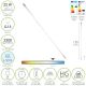 Tubo Led T8 150 cm. 22 Watt. Equivale A 150 Watt. 2300 Lumenes. Luz Fria 6500º K.