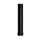 Wolfpack Tubo de Estufa Pellet Acero Vitrificado Negro Ø 80 mm. Longitud 50 cm. Estufas de Leña, Chimenea, Alta resistencia,