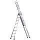 Escalera Aluminio Industrial Pronor 3 Tramos 8+8+8 Peldaños